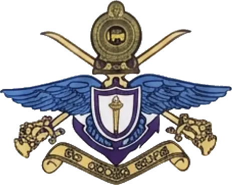Crest of General Sir John Kotelawala Defence University, Sri Lanka, where Dr Dineli earned her MBBS