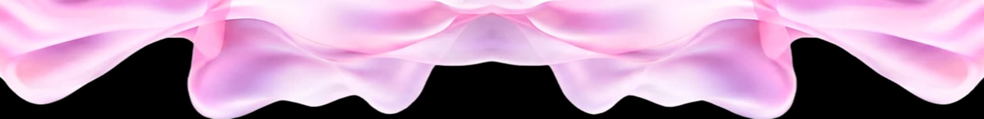 Flowing pink silk wave