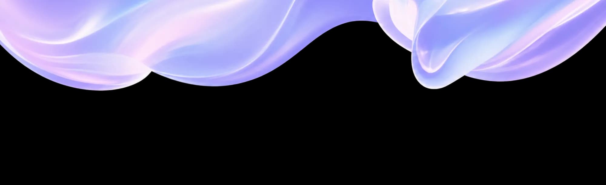 Flowing lavender silk wave